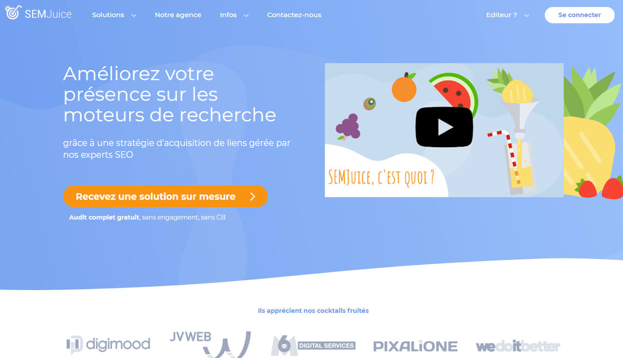 plateforme de netlinking SEMJuice