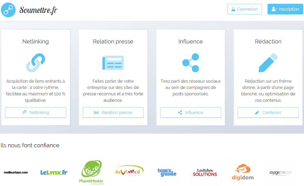 plateforme de netlinking Soummettre.fr